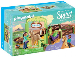 Playmobil 9479 Koňský box "Pru & Chica Linda" č.1