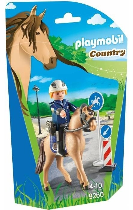 Levně Playmobil Playmobil 9260 Policista na koni