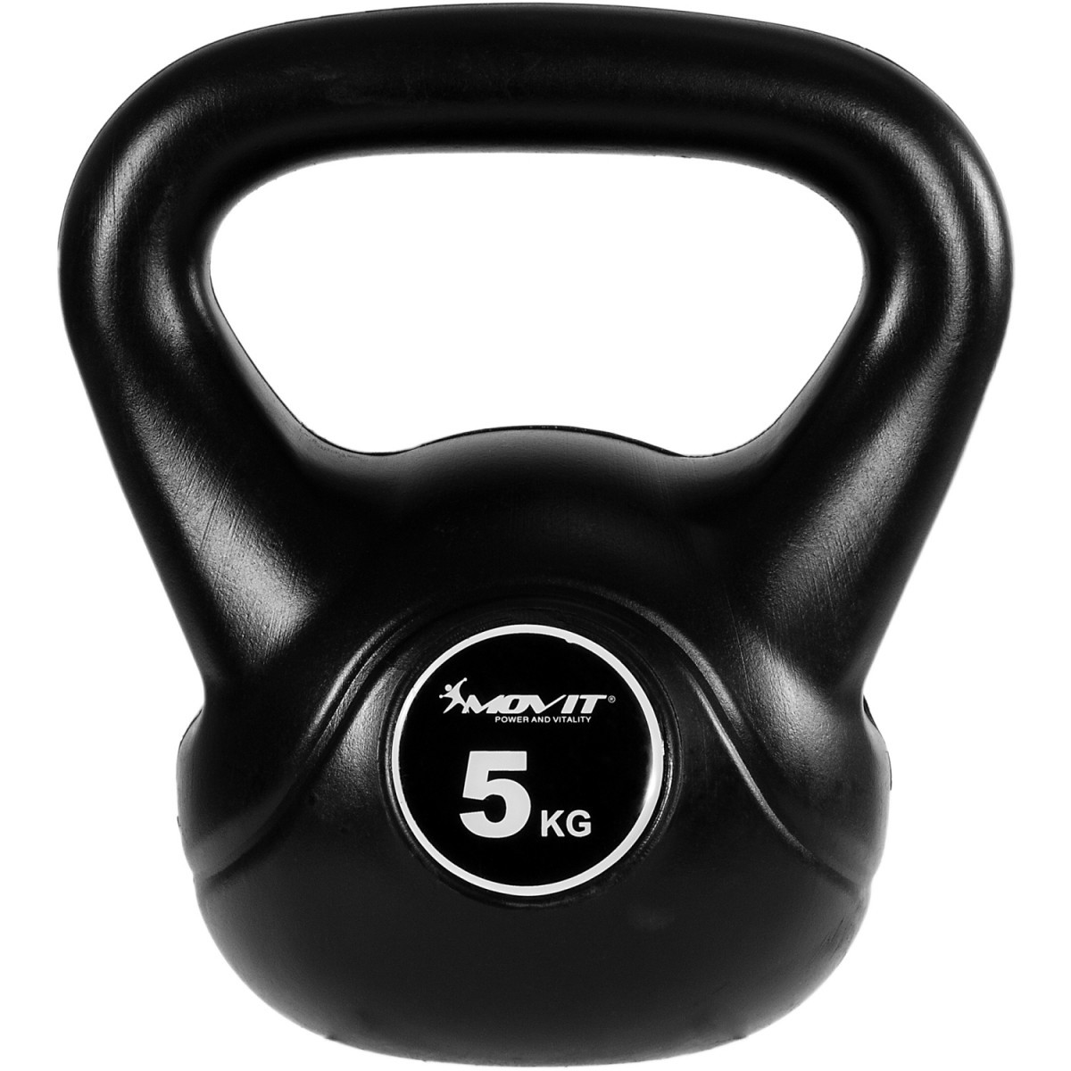 MOVIT Kettlebell plast/beton 5 kg