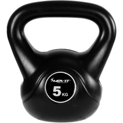 Kettlebell činka MOVIT 5 kg | černá č.1