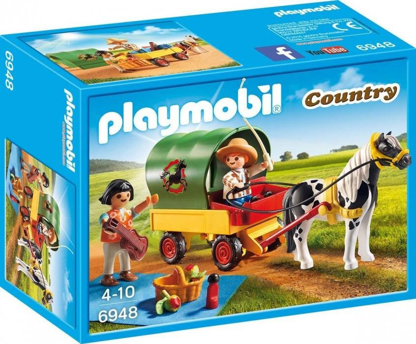 Playmobil Playmobil 6948 Výlet s poníkem a vozem
