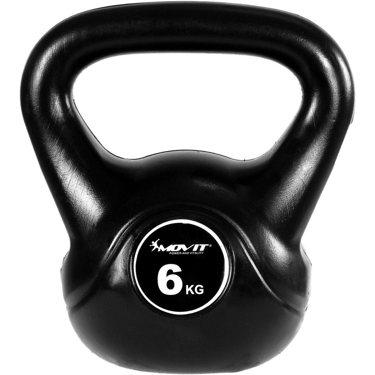 MOVIT Kettlebell plast/beton 6 kg