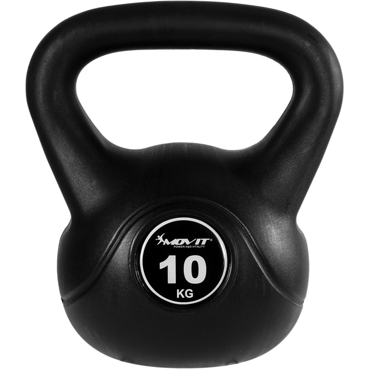 MOVIT Kettlebell činka plast/beton 10 kg