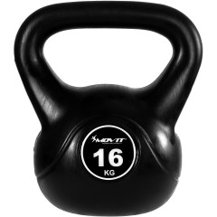 Kettlebell činka MOVIT 16 kg | černá
