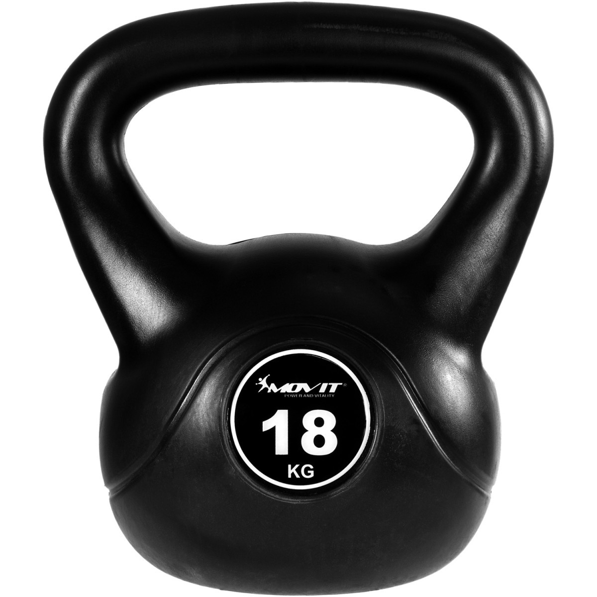 MOVIT Kettlebell plast/beton 18 kg