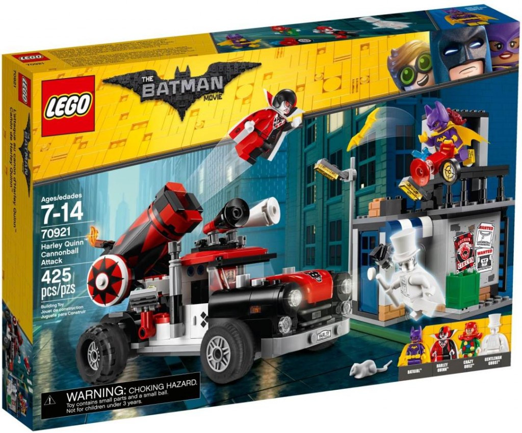 Lego LEGO Batman Movie 70921 Harley Quinn™ a útok dělovou koulí