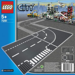 LEGO City 7281 Křižovatka ve tvaru T a zatáčky č.1