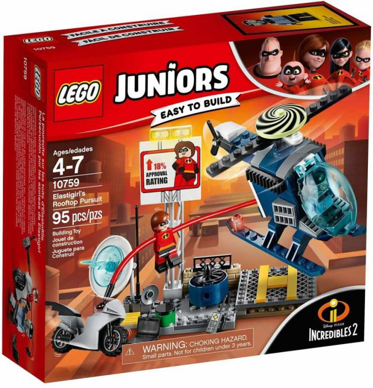 Lego LEGO Juniors 10759 Elastižena: pronásledování na střeše