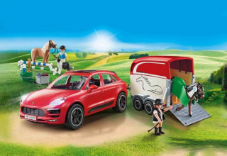 Playmobil 9376 Porsche Macan GTS s přívěsem pro koně č.2