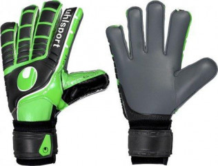Brankářské rukavice Uhlsport Fangmaschine Soft Graphit 100033801 | green-black-silver | velikost 11