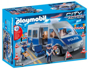 Playmobil 9236 Policejní anton se zátarasy č.1