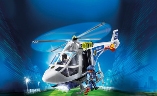Playmobil 6874 Policejní helikoptéra s LED reflektorem č.2