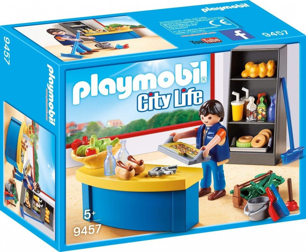 Playmobil Playmobil 9457 Školník a stánek s občerstvením