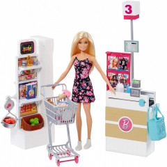 Mattel Barbie Supermarket herní set č.1