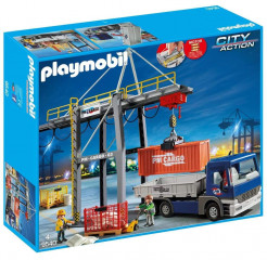 Playmobil 9540 Elektrický nákladní jeřáb s vozíkem č.1