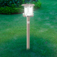 Zahradní solární lampa 60 cm | stříbrná č.2