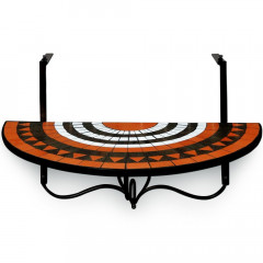 Závěsný balkonový mozaikový stolek Panama č.2