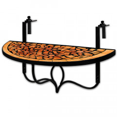 Závěsný balkonový mozaikový stolek Roma č.1