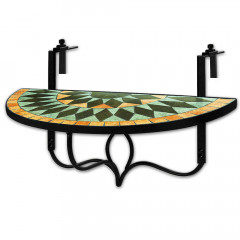 Závěsný balkonový mozaikový stolek Terakota č.1