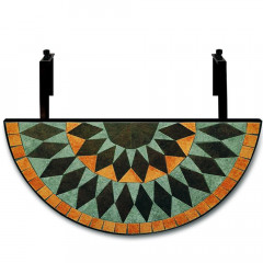 Závěsný balkonový mozaikový stolek Terakota č.2