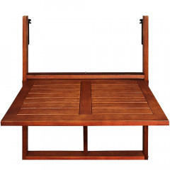 Závěsný balkonový stolek | akáciové dřevo č.2