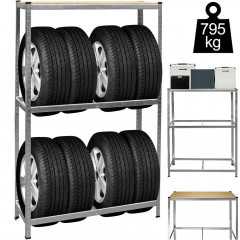 Stojan na pneumatiky 795 kg č.2