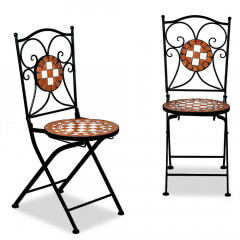 Skládací mozaikové židle Gernika | set 2 ks č.1
