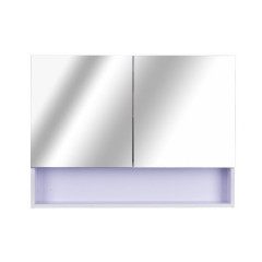 Led zrcadlová nástěnná skříňka | bílá č.2