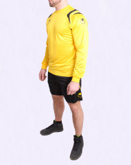 UHLSPORT žlutý dres s černými kraťasy vel. M č.2