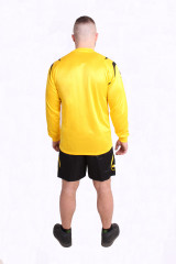 UHLSPORT žlutý dres s černými kraťasy vel. M č.3