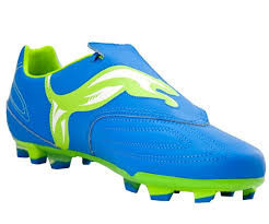 Kopačky lisovky Puma V3.11 i FG 10233004 |Blue-White-Lime punch | velikost 44,5 (US 11 / UK 10)