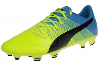 Kopačky lisovky Puma evoPOWER 2.3 FG 10352801 |Yellow-Black-atmc blue| velikost 44,5 (US 11 / UK 10) č.2