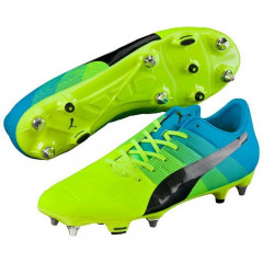 Kopačky lisovky PumaevoPOWER 2.3 Mixed SG 10352901 |žlutá-černá-modrá| velikost 47 (US 13 / UK 12) č.1
