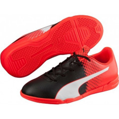 Sálové chlapecké boty Puma evoSPEED 5.5 IT JR 10383201 | černé-bílé-červené | velikost 37 (US 5 / UK 4) č.1