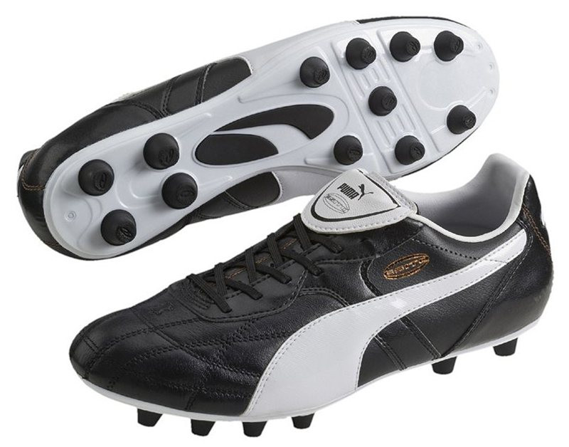 Puma Kopačky lisovky PUMA Esito Classico FG 10333601 |černá-bílá| velikost 41 (US 8,5 / UK 7,5)