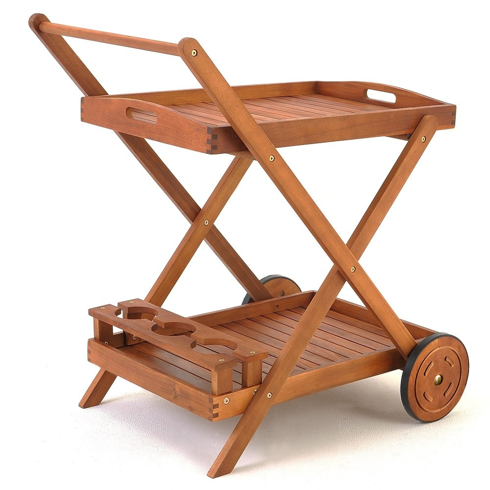 Goleto Servírovací vozík | akáciové dřevo