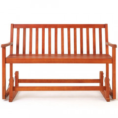 Zahradní houpací lavička - akáciové dřevo | 124 cm x 58 cm x 90 cm č.1