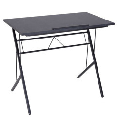 Výškově nastavitelný pracovní stolek | černý č.1