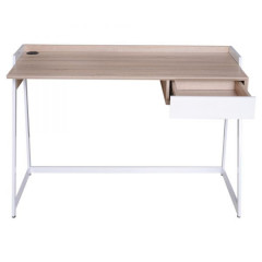 Počítačový stůl 120 x 60 x 80 cm | bílý + dub č.3
