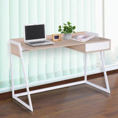 Počítačový stůl 120 x 60 x 80 cm | bílý + dub č.2