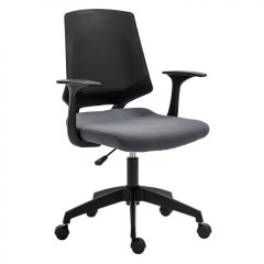Otočná čalouněná kancelářská židle | šedá č.1