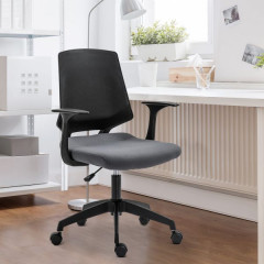 Otočná čalouněná kancelářská židle | šedá č.2