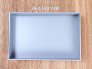Designový box šedý 7001 č.2