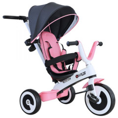 Dětská tříkolka 4 v 1 Pinkie | růžová