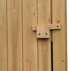 Dřevěná zahradní skříň na nářadí | 77,5 x 54,2 x 179,5 cm č.3