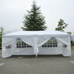 Luxusní zahradní párty pavilon 3 x 6 m s 6 bočnicemi | bílý č.2