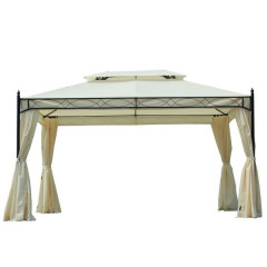 Luxusní zahradní altán 3x4 m | krémový č.2