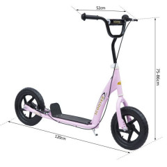 Dětská koloběžka 12" | růžová č.3