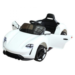 Sportovní dětské autíčko NEON QLS s dálkovým ovládáním | bílé č.1