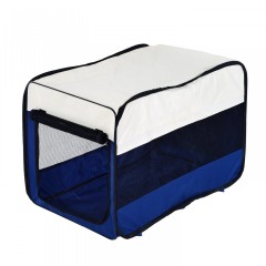 Přepravní box pro psy 76 x 50 x 50 cm | modrý